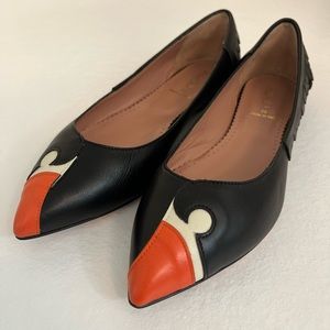 RED Valentino (Never Worn) “Swanny” Black Swan Flats